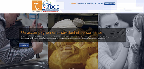 TecGeCoop Capture Ecran Site